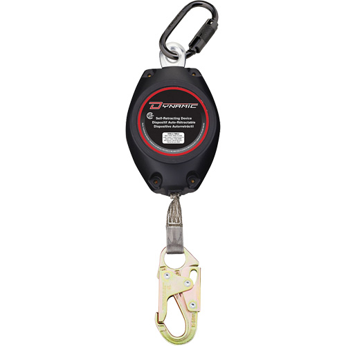 Dynamic Self-Retracting Lifeline, 20', Dyneema&reg;, Swivel Rock Safety Industrial Ltd