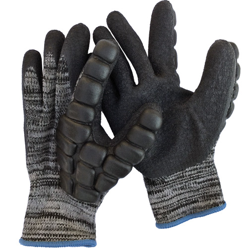 Gants antichocs enduits pour le martelage, 8/Moyen, Paume en Synth&eacute;tique, Poignet &eacute;lastique Rock Safety Industrial Ltd