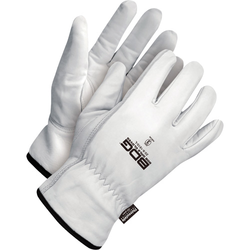 Gants de conducteur classiques r&eacute;sistant &agrave; la perforation, Grand, Paume en Cuir fleur de ch&egrave;vre, Thinsulate Rock Safety Industrial Ltd