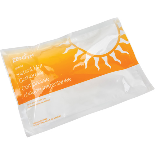 Instant Compress, Hot, Single Use, 6" x 9" Rock Safety Industrial Ltd