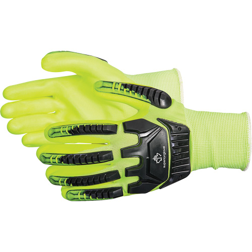 Gants antichocs &agrave; haute visibilit&eacute; r&eacute;sistants aux coupures Dexterity, Petit, Paume en Mousse de nitrile, Poignet &eacute;lastique Rock Safety Industrial Ltd