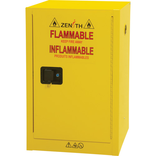 Armoire de rangement pour a&eacute;rosols inflammables, 12 gal., 1 Porte(s), 23" La x 35" h x 18" p Rock Safety Industrial Ltd