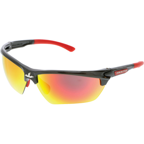 Dominator DM3 Series Safety Glasses, Orange Mirror Lens, Anti-Fog/Anti-Scratch, ANSI Z87+ Rock Safety Industrial Ltd