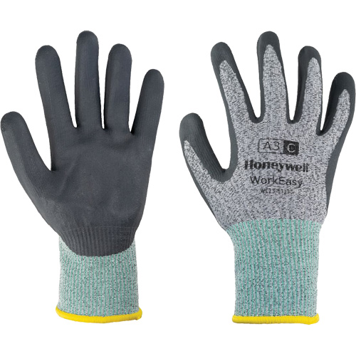 Gants de protection contre les coupures WorkEasy, Taille 6/T-petit, Calibre 13, Rev&ecirc;tement Mousse de nitrile, Enveloppe en PEHP/Fibre de verre, ASTM ANSI niveau A3/EN 388 niveau C Rock Safety Industrial Ltd