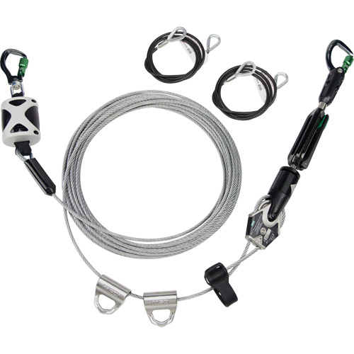 C&acirc;ble de sûret&eacute; horizontal temporaire, C&acirc;ble galvanis&eacute; Rock Safety Industrial Ltd