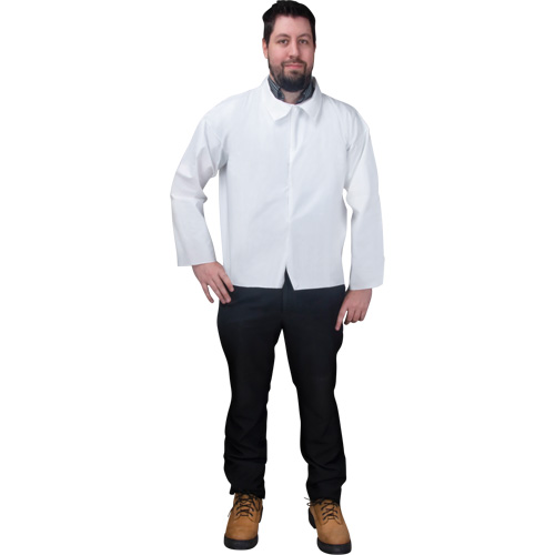 Disposable Shirt, Microporous, 2X-Large, White Rock Safety Industrial Ltd