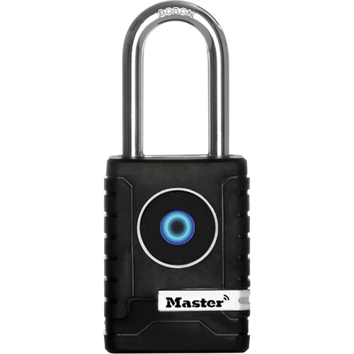 Outdoor Bluetooth&reg; Padlock, Thermoplastic, 2-7/32" Width, Battery Included Rock Safety Industrial Ltd