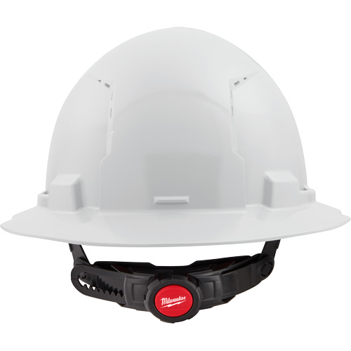 Full Brim Hardhat, CSA Type 1, Ratchet Suspension, Vented Rock Safety Industrial Ltd