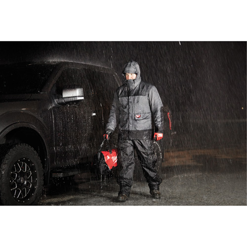 Blouson imperm&eacute;able Hydrobreak, Hommes, 3T-Grand, Gris Rock Safety Industrial Ltd