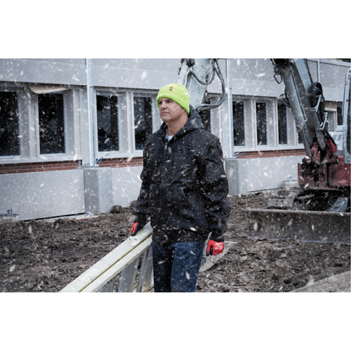 Tuque &agrave; revers haute visibilit&eacute;, Taille unique, Vert Rock Safety Industrial Ltd