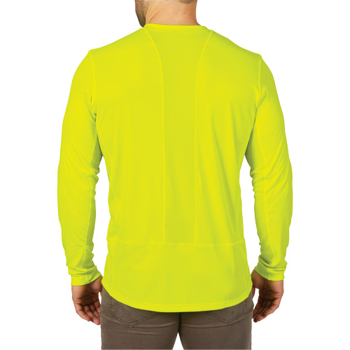 Chandail l&eacute;ger &agrave; haute visibilit&eacute; Workskin, Hommes, Petit, Jaune Rock Safety Industrial Ltd