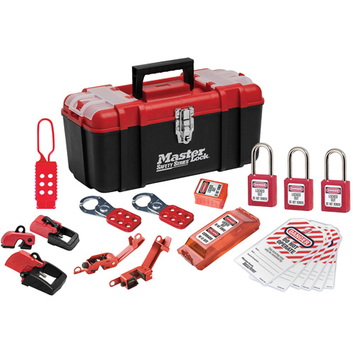 Trousse de cadenassage avec serrures en thermoplastique Zenex, Ensemble &eacute;lectrique, 20 composants compris Rock Safety Industrial Ltd