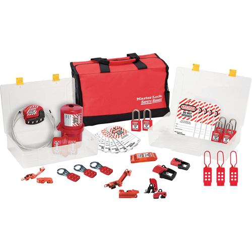 Premier Lockout Kit with Zenex Thermoplastic Locks, Electrical Kit, 27 Components Rock Safety Industrial Ltd