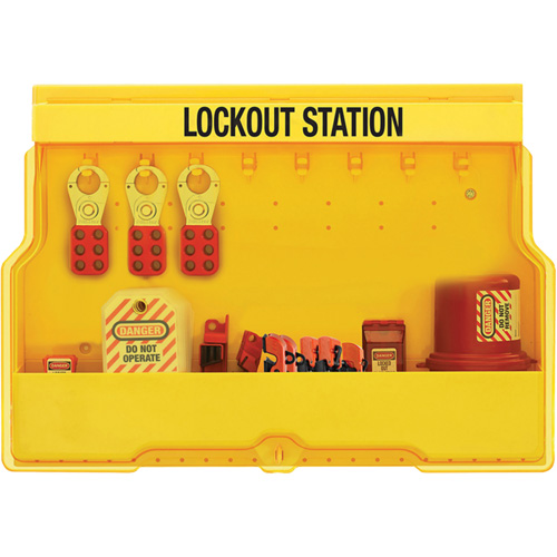 Station de cadenassage dappareils &eacute;lectriques de qualit&eacute; sup&eacute;rieure, Cadenas Aucune, Capacit&eacute; de 16, Cadenas Non compris Rock Safety Industrial Ltd