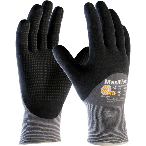 Gants compatibles avec les &eacute;crans tactiles ATG MaxiFlex Endurance, T-Grand, R&ecirc;vetement Nitrile, Calibre 15, Enveloppe en Nylon Rock Safety Industrial Ltd