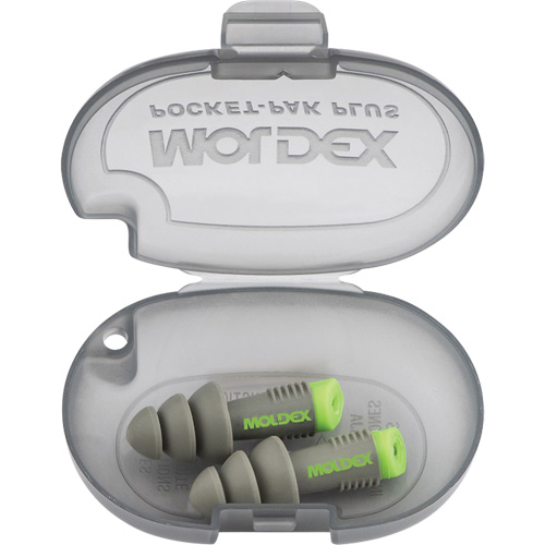 Alphas Reusable Earplugs, Uncorded, Bulk - Plastic Case, 27 dB NRR, One-Size Rock Safety Industrial Ltd