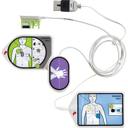 CPR Uni-Padz Training & Demonstration Kit, Zoll AED 3 For, Non-Medical Rock Safety Industrial Ltd
