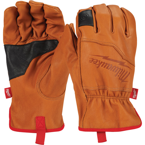 Leather Gloves, Small, Grain Goatskin Palm Rock Safety Industrial Ltd