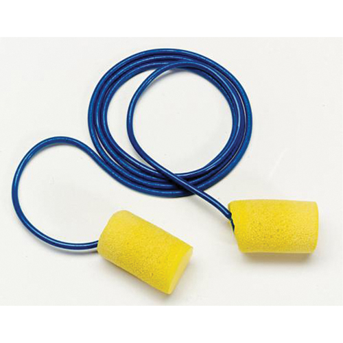 Bouchons d'oreilles classiques E-A-R, Vrac - Sac en poly, Petit, Avec cordon Rock Safety Industrial Ltd