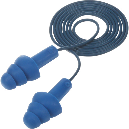 Bouchons d'oreilles pr&eacute;moul&eacute;s E-A-R Ultrafit , Avec cordon, Taille unique, Vrac - Sac en poly, NRR dB NRR 25 dB Rock Safety Industrial Ltd