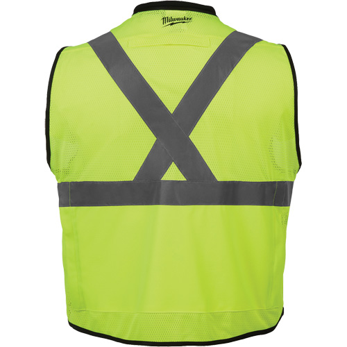 Performance Safety Vest, High Visibility Lime-Yellow, Large/X-Large Rock Safety Industrial Ltd