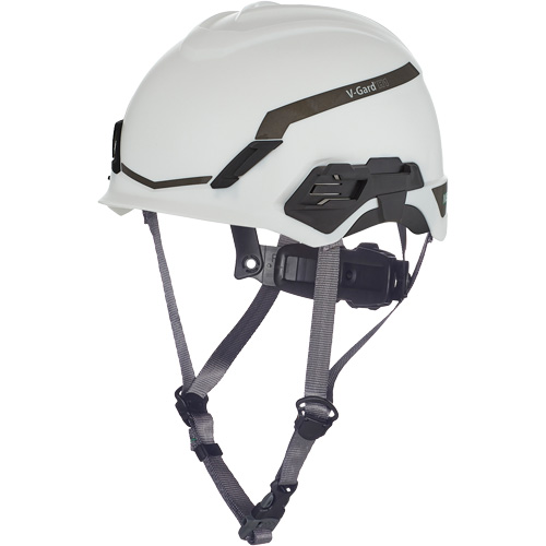 Casque de s&eacute;curit&eacute; V-Gard H1, R&eacute;pond aux normes CSA type 1, Suspension Rochet, Non ventil&eacute; Rock Safety Industrial Ltd