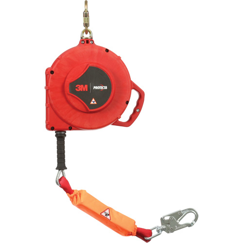 Rebel Self Retracting Lifeline, 50', Galvanized Steel, Swivel Rock Safety Industrial Ltd