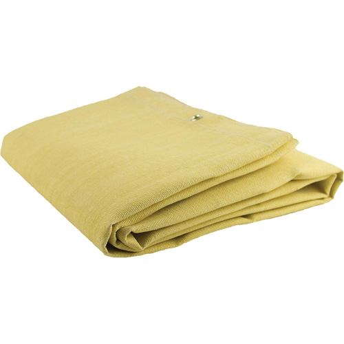 Acrylic Coated Fiberglass Blanket, 6' W x 6' L, Rated Up To 300 °F Rock Safety Industrial Ltd