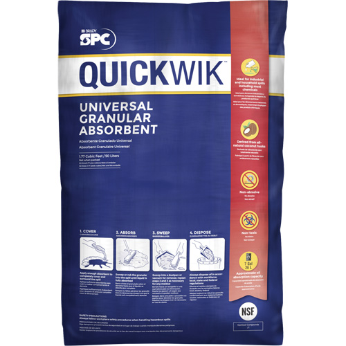 Absorbant granulaire universel Quickwik Rock Safety Industrial Ltd