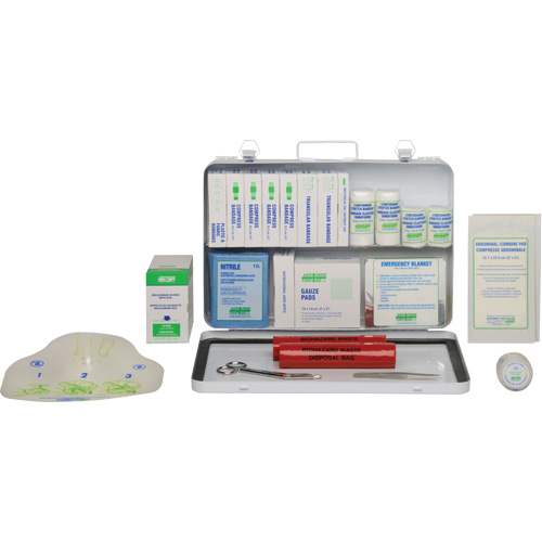 First Aid Kit, Meets CSA Z1220-17 Type 2 Low-Risk Environment, Medium (26-50 Workers) Rock Safety Industrial Ltd