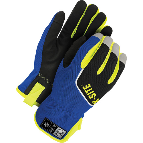 Gants doubl&eacute;s haute performance X-Site, Taille T-petit, Enveloppe en Thinsulate/Microfibre/Spandex, ASTM ANSI niveau A5 Rock Safety Industrial Ltd