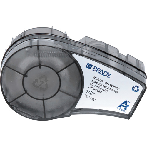 &eacute;tiquettes hydrosolubles avec ruban, Noir Rock Safety Industrial Ltd