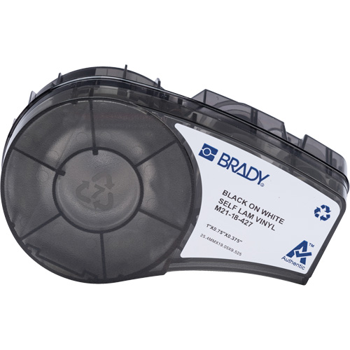 &eacute;tiquettes enveloppantes autoplastifiantes avec ruban, Noir Rock Safety Industrial Ltd