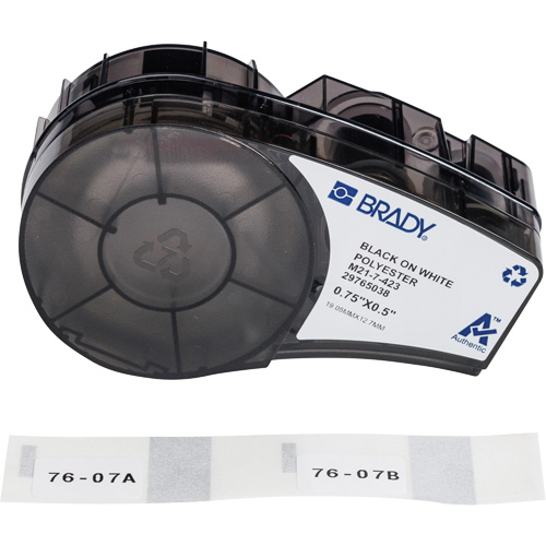 &eacute;tiquettes polyvalentes avec ruban pour environnements hostiles, Noir Rock Safety Industrial Ltd