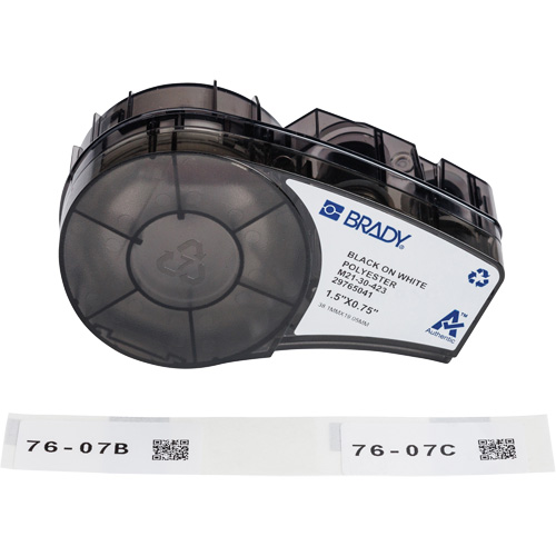 &eacute;tiquettes polyvalentes avec ruban pour environnements hostiles, Noir Rock Safety Industrial Ltd