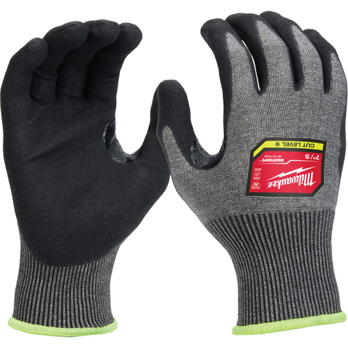 Gants enduits par trempage &agrave; dext&eacute;rit&eacute; &eacute;lev&eacute;e, Taille Petit, Calibre 18, Rev&ecirc;tement Nitrile, Enveloppe en Nylon/Poly&eacute;thyl&egrave;ne/Tungst&egrave;ne, ASTM ANSI niveau A9/EN 388 niveau F Rock Safety Industrial Ltd
