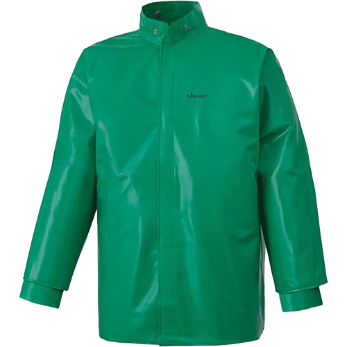J43 380 Manteau CA-43 ignifuge et r&eacute;sistant aux produits chimiques et aux acides, Petit, Vert Rock Safety Industrial Ltd