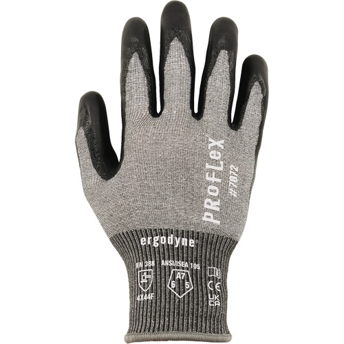 Gants r&eacute;sistant &agrave; la coupe Proflex 7072, Taille Petit, Calibre 18, Rev&ecirc;tement Nitrile, Enveloppe en PEHP/Tungst&egrave;ne, ASTM ANSI niveau A7/EN 388 niveau F Rock Safety Industrial Ltd