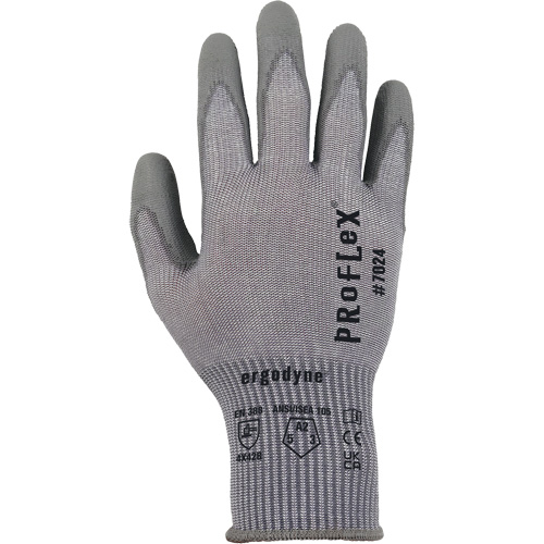 Gants r&eacute;sistant &agrave; la coupe Proflex 7024, Taille Petit, Calibre 13, Rev&ecirc;tement Polyur&eacute;thane, Enveloppe en Polyester/PEHP/Spandex, ASTM ANSI niveau A2/EN 388 niveau B Rock Safety Industrial Ltd