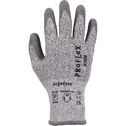Gants r&eacute;sistant &agrave; la coupe Proflex 7030, Taille Petit, Calibre 13, Rev&ecirc;tement Polyur&eacute;thane, Enveloppe en Nylon/PEHP/Spandex, ASTM ANSI niveau A3/EN 388 niveau C Rock Safety Industrial Ltd