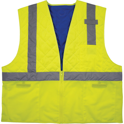 Veste de s&eacute;curit&eacute; refroidissante Chill-Its 6668, Moyen, Jaune lime haute visibilit&eacute; Rock Safety Industrial Ltd
