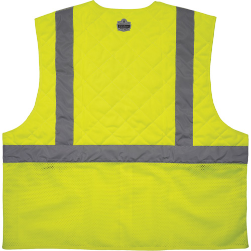Veste de s&eacute;curit&eacute; refroidissante Chill-Its 6668, Moyen, Jaune lime haute visibilit&eacute; Rock Safety Industrial Ltd