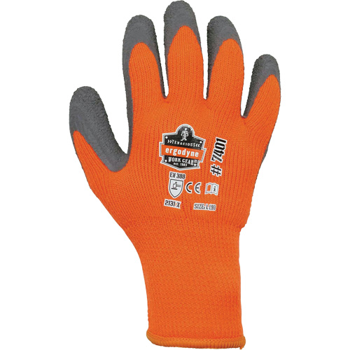 Gants de travail l&eacute;gers et enduits pour l'hiver ProFlex 7401, Moyen, R&ecirc;vetement Latex, Calibre 10 Rock Safety Industrial Ltd