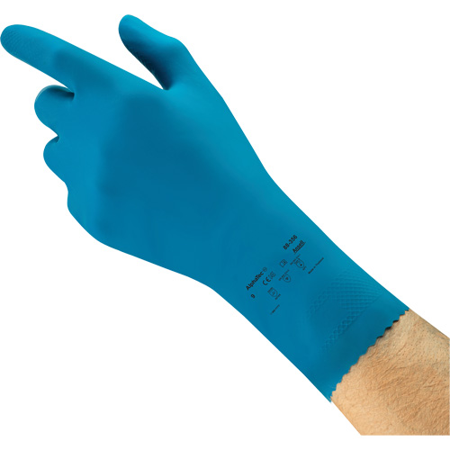 Gants r&eacute;sistants aux produits chimiques AlphaTec 88-356 pour l'industrie alimentaire, Taille 7, 12" lo, Latex de caoutchouc, 17 mils Rock Safety Industrial Ltd
