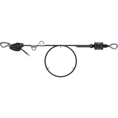Corde de 100' pour ligne de vie temporaire horizontale, Corde d'alpinisme Rock Safety Industrial Ltd