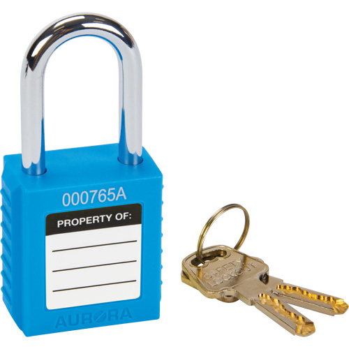 Lock for Lockouts, Safety Padlock, Keyed Different, Thermoplastic, 1-1/2" Width Rock Safety Industrial Ltd