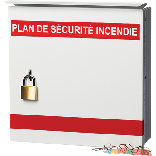 Boîte pour plan de s&eacute;curit&eacute; en cas d'incendie Rock Safety Industrial Ltd