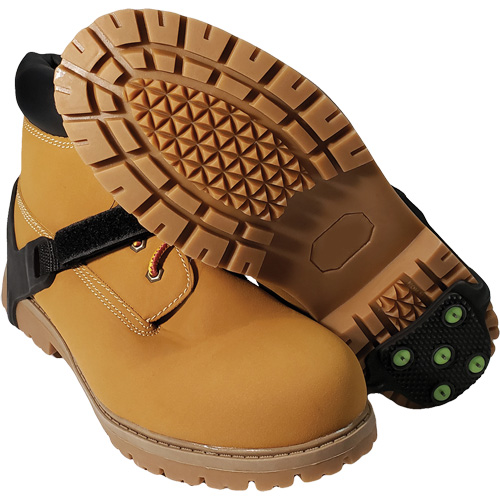 Icetred Heel Traction Device, Rubber/Tungsten Carbide, Stud Traction, One Size Rock Safety Industrial Ltd