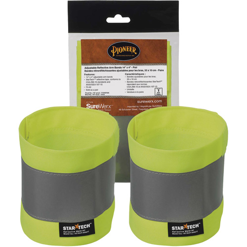 141A Brassards ajustables haute visibilit&eacute; Rock Safety Industrial Ltd