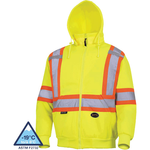 6925 Hoodie, X-Small, High Visibility Yellow Rock Safety Industrial Ltd
